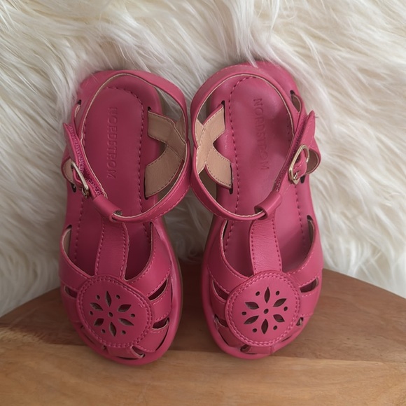 Nordstrom Kids Sandal Pink Eyelet - Picture 3 of 4